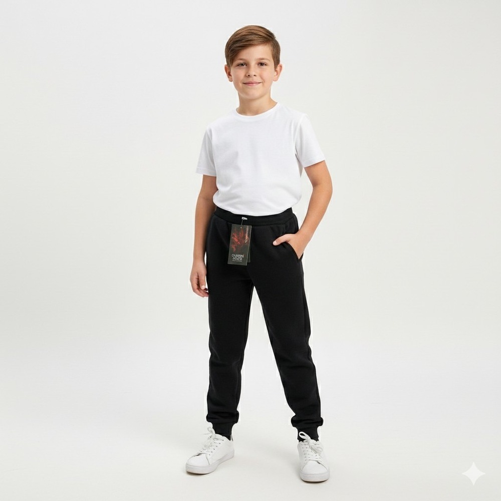 Hember‎ Gear Fleece Swetpants Slim Fit Athletic Joggers Youth Boys Size L